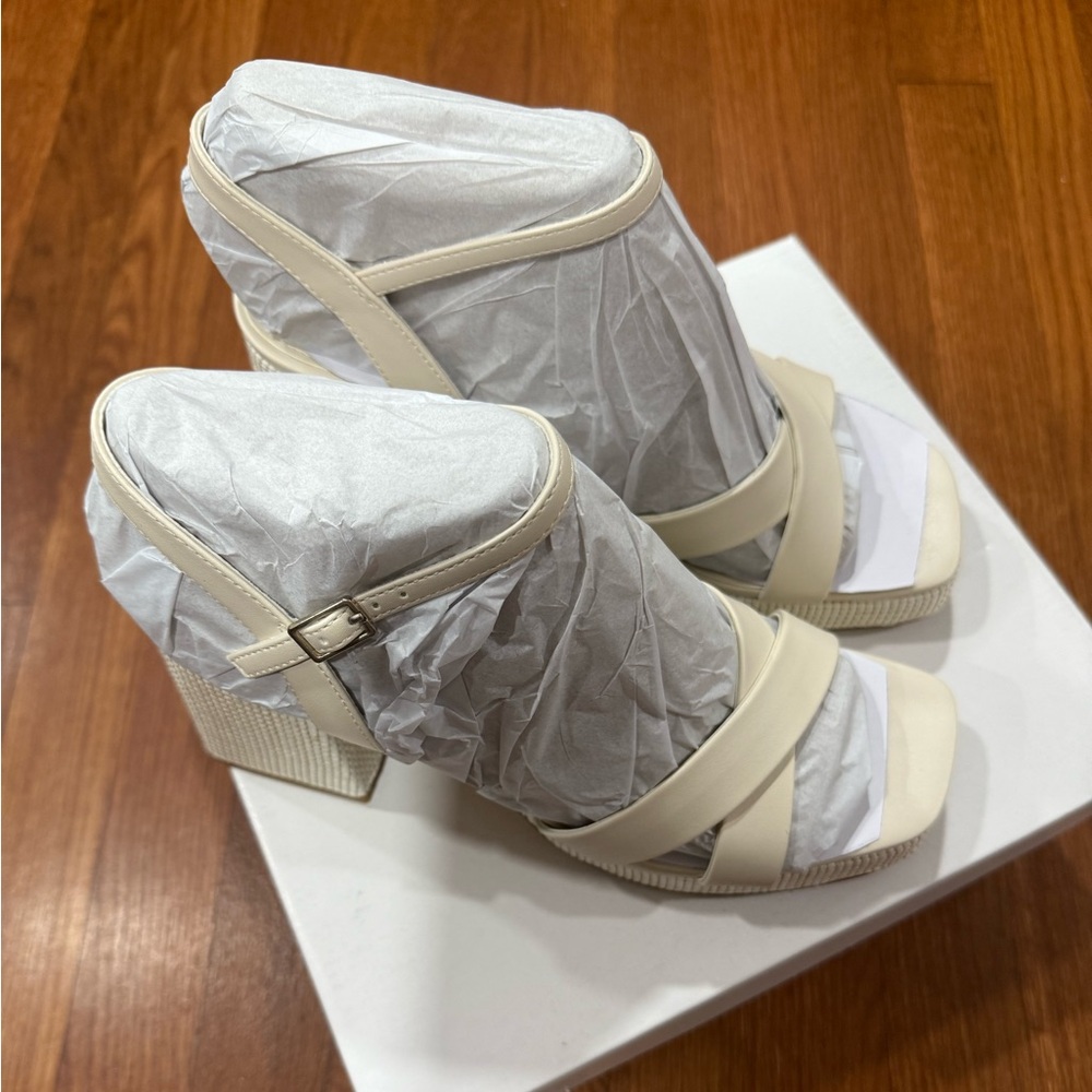 Calvin Klein Cream Women's Heels